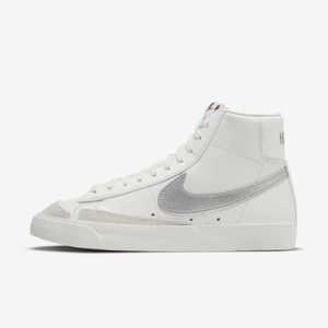 Basket Montante Nike Blazer Mid '77 Blanche 6019-832 Summit White/Summit White/Summit White/Metallic Silver Femme | IXN-55867758